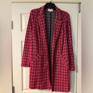Pink Melloday tea length coat